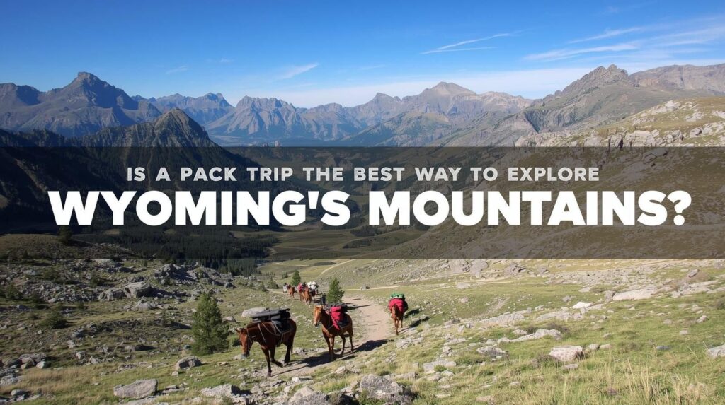 Is a Pack Trip the Best Way to Explore Wyoming's Mountains